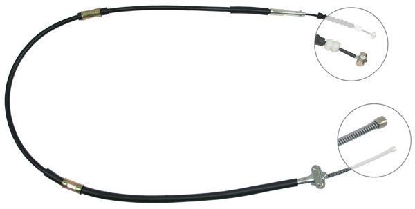 Tirette à câble, frein de stationnement | F.BECKER_LINE