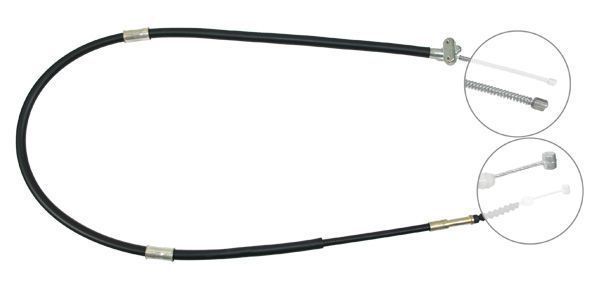 Tirette à câble, frein de stationnement | F.BECKER_LINE