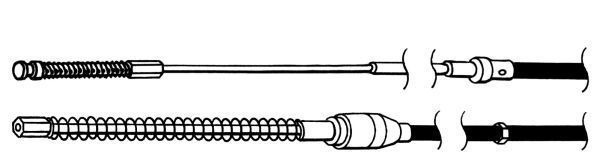 Tirette à câble, frein de stationnement | F.BECKER_LINE