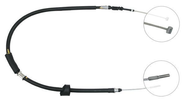 Tirette à câble, frein de stationnement | F.BECKER_LINE