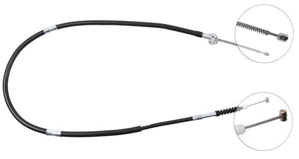 Tirette à câble, frein de stationnement | F.BECKER_LINE