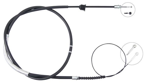 Tirette à câble, frein de stationnement | F.BECKER_LINE