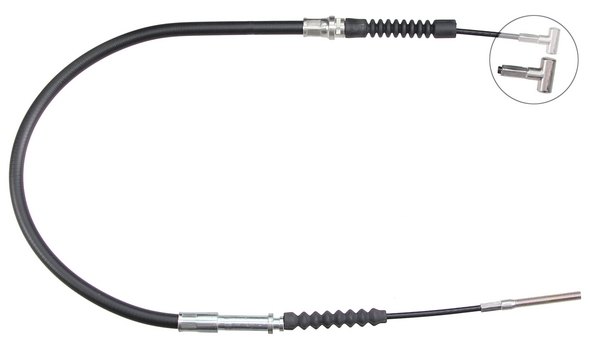 Tirette à câble, frein de stationnement | F.BECKER_LINE