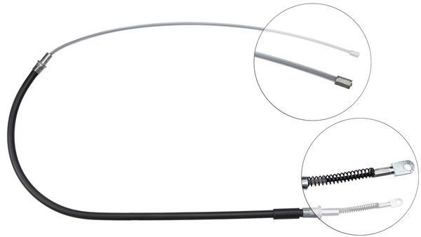 Tirette à câble, frein de stationnement | F.BECKER_LINE