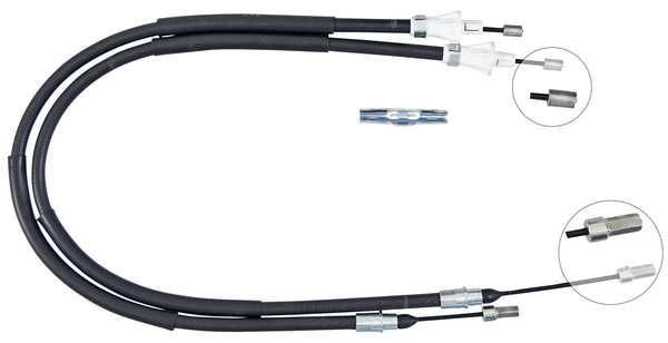 Tirette à câble, frein de stationnement | F.BECKER_LINE