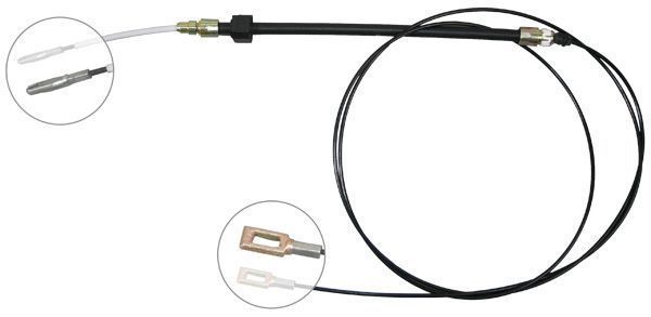 Tirette à câble, frein de stationnement | F.BECKER_LINE