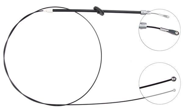 Tirette à câble, frein de stationnement | F.BECKER_LINE