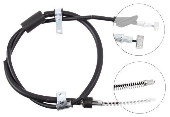 Tirette à câble, frein de stationnement | F.BECKER_LINE