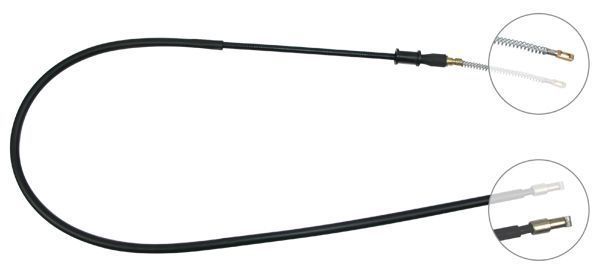 Tirette à câble, frein de stationnement | F.BECKER_LINE