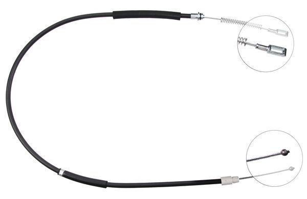 Tirette à câble, frein de stationnement | F.BECKER_LINE