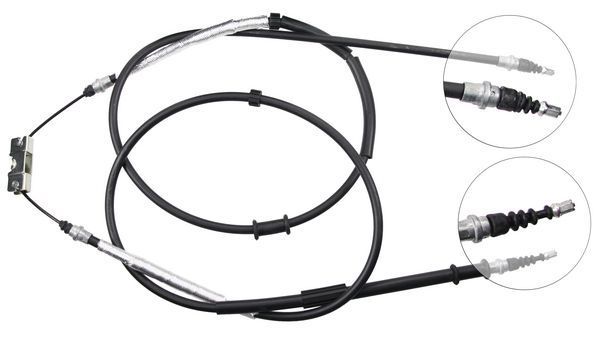 Tirette à câble, frein de stationnement | F.BECKER_LINE