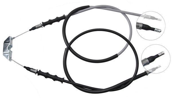 Tirette à câble, frein de stationnement | F.BECKER_LINE