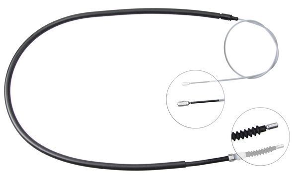 Tirette à câble, frein de stationnement | F.BECKER_LINE