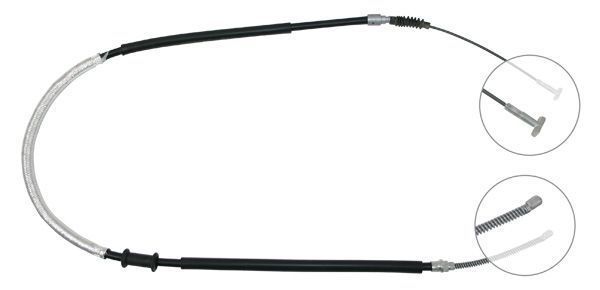 Tirette à câble, frein de stationnement | F.BECKER_LINE