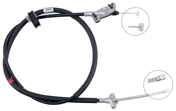 Tirette à câble, frein de stationnement | F.BECKER_LINE