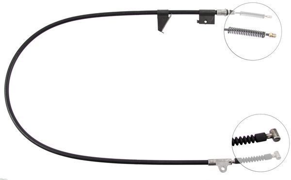 Tirette à câble, frein de stationnement | F.BECKER_LINE