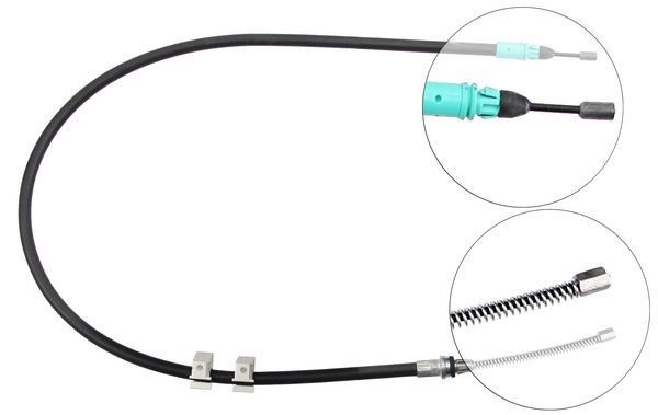 Tirette à câble, frein de stationnement | F.BECKER_LINE