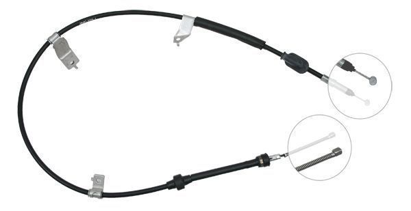 Tirette à câble, frein de stationnement | F.BECKER_LINE