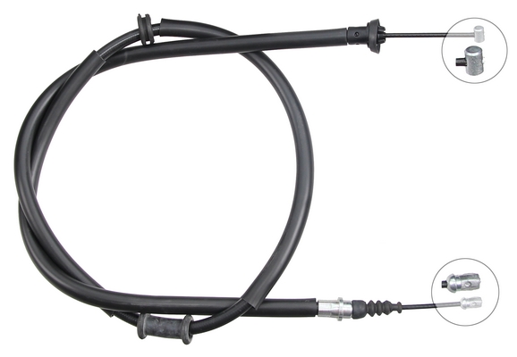 Tirette à câble, frein de stationnement | F.BECKER_LINE