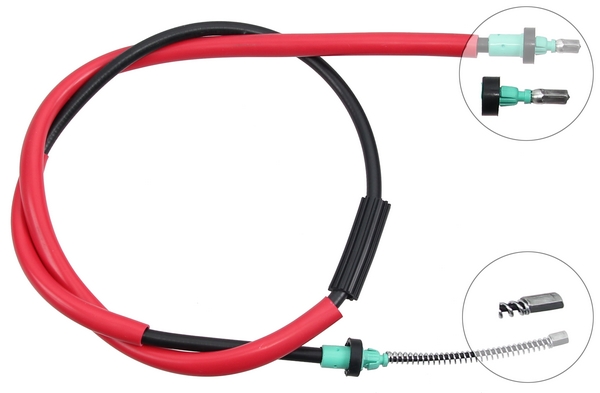 Tirette à câble, frein de stationnement | F.BECKER_LINE