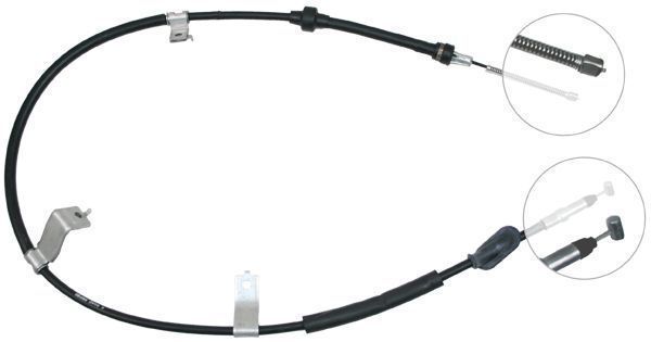 Tirette à câble, frein de stationnement | F.BECKER_LINE