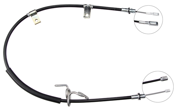 Tirette à câble, frein de stationnement | F.BECKER_LINE