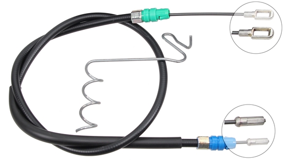 Tirette à câble, frein de stationnement | F.BECKER_LINE