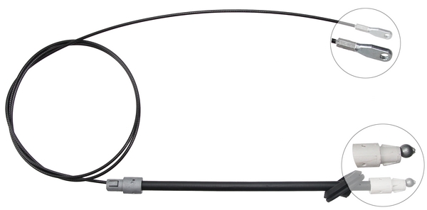 Tirette à câble, frein de stationnement | F.BECKER_LINE