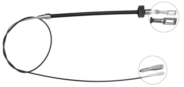 Tirette à câble, frein de stationnement | F.BECKER_LINE