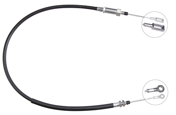 Tirette à câble, frein de stationnement | F.BECKER_LINE