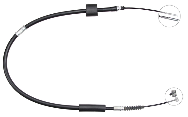 Tirette à câble, frein de stationnement | F.BECKER_LINE