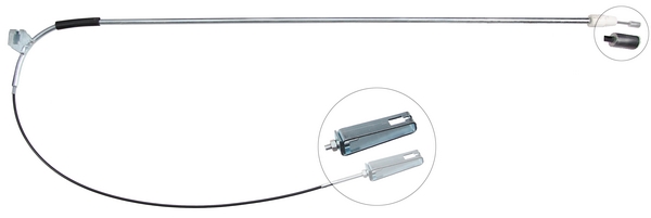 Tirette à câble, frein de stationnement | F.BECKER_LINE