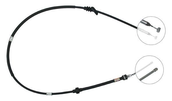 Tirette à câble, frein de stationnement | F.BECKER_LINE