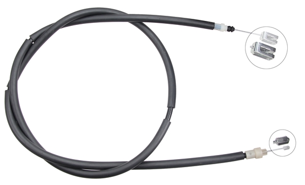 Tirette à câble, frein de stationnement | F.BECKER_LINE