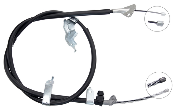 Tirette à câble, frein de stationnement | F.BECKER_LINE