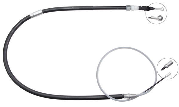 Tirette à câble, frein de stationnement | F.BECKER_LINE