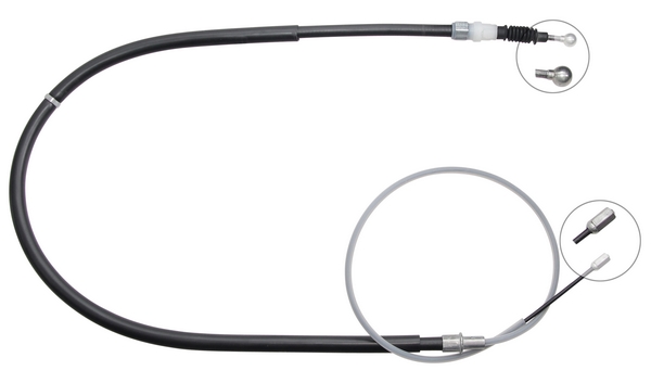 Tirette à câble, frein de stationnement | F.BECKER_LINE