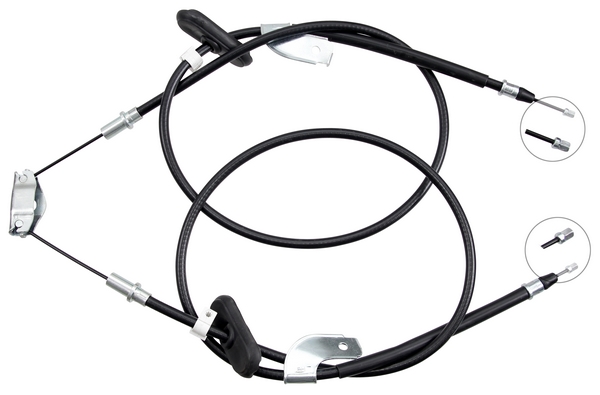 Tirette à câble, frein de stationnement | F.BECKER_LINE