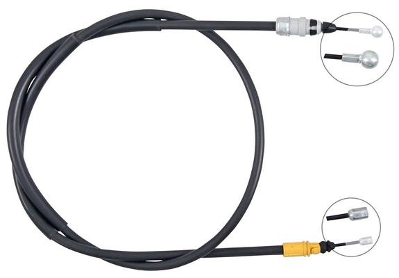 Tirette à câble, frein de stationnement | F.BECKER_LINE