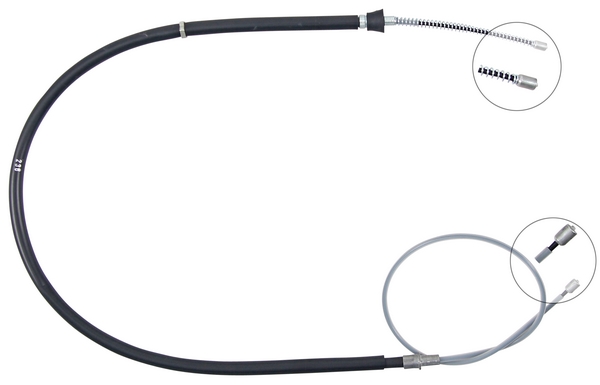 Tirette à câble, frein de stationnement | F.BECKER_LINE