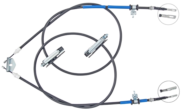 Tirette à câble, frein de stationnement | F.BECKER_LINE