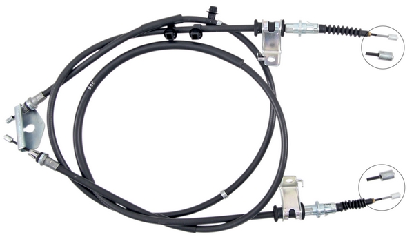 Tirette à câble, frein de stationnement | F.BECKER_LINE