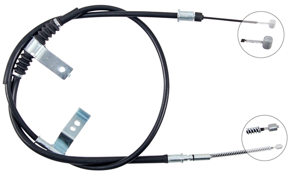 Tirette à câble, frein de stationnement | F.BECKER_LINE