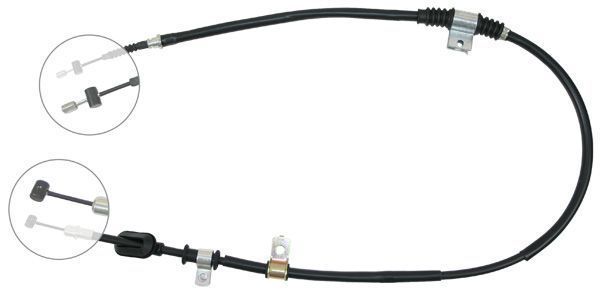 Tirette à câble, frein de stationnement | F.BECKER_LINE