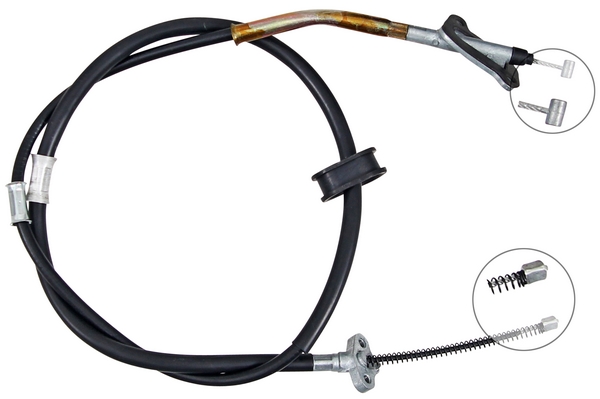 Tirette à câble, frein de stationnement | F.BECKER_LINE