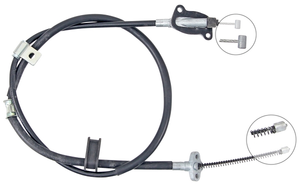 Tirette à câble, frein de stationnement | F.BECKER_LINE