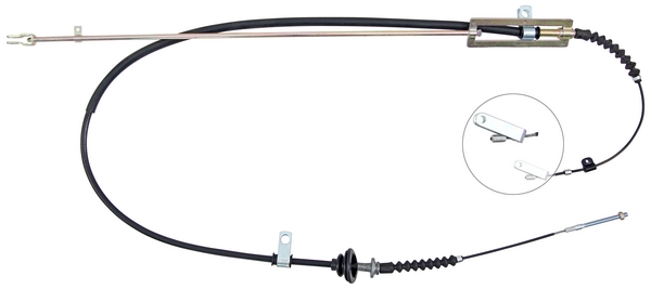 Tirette à câble, frein de stationnement | F.BECKER_LINE