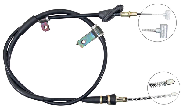 Tirette à câble, frein de stationnement | F.BECKER_LINE