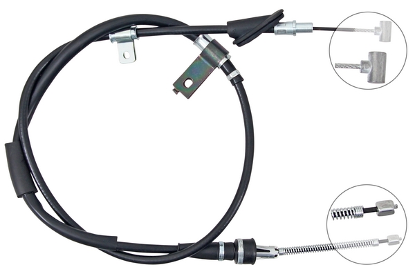 Tirette à câble, frein de stationnement | F.BECKER_LINE