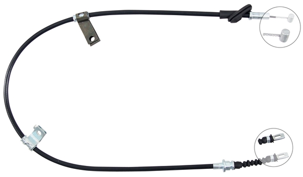 Tirette à câble, frein de stationnement | F.BECKER_LINE